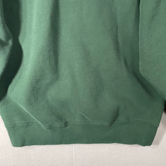Vintage Marines Block M Spellout Pullover Sweatshirt Green USA Made Mens Large - Picture 7 of 10